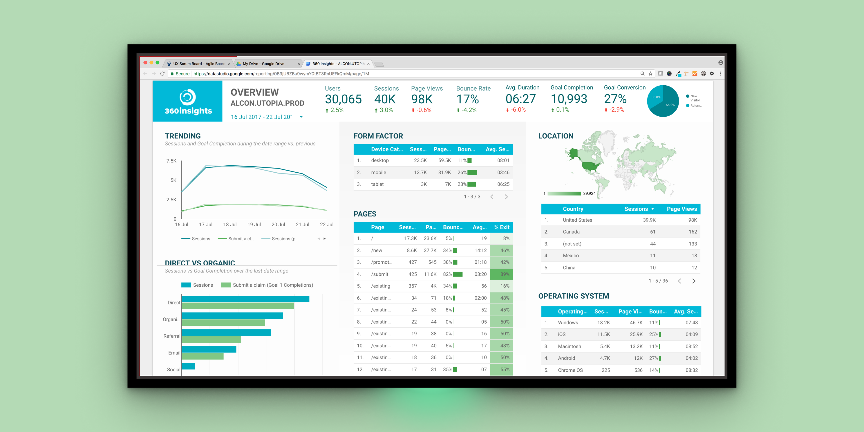 Anders brand wordmark in white placed on top of an image of a modern interior design.