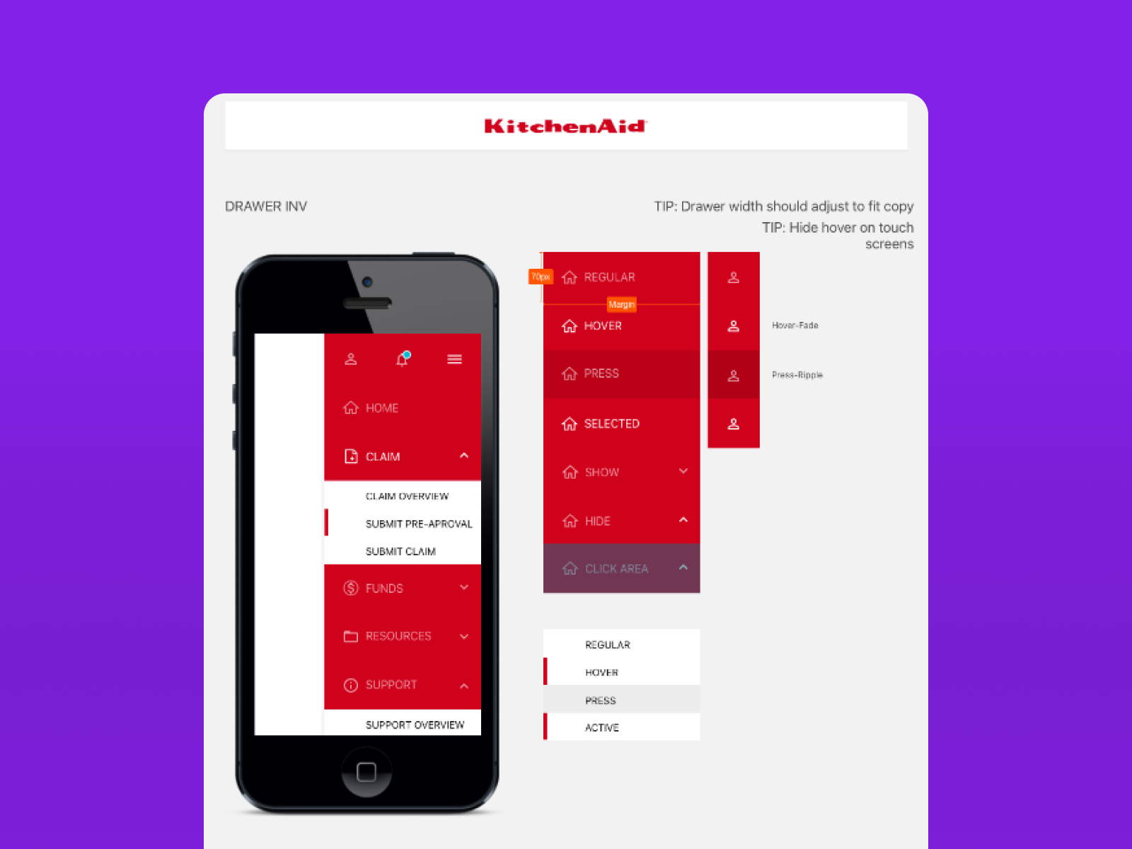 Graphic depicting a hexagonal cropped photo of an interior room design with grid lines along its borders.