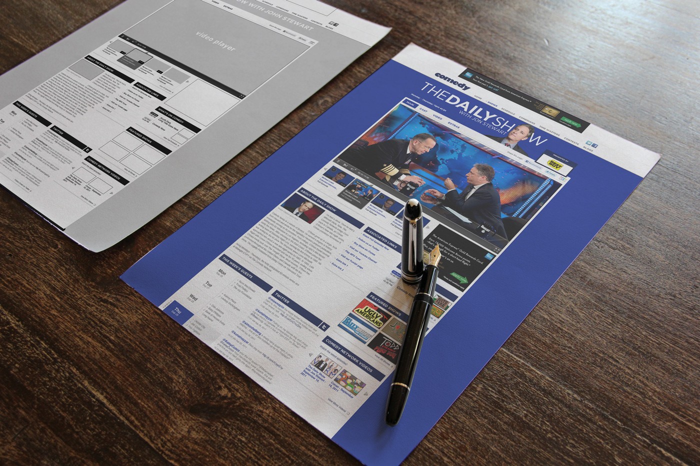 Graphic depicting a hexagonal cropped photo of an interior room design with grid lines along its borders.