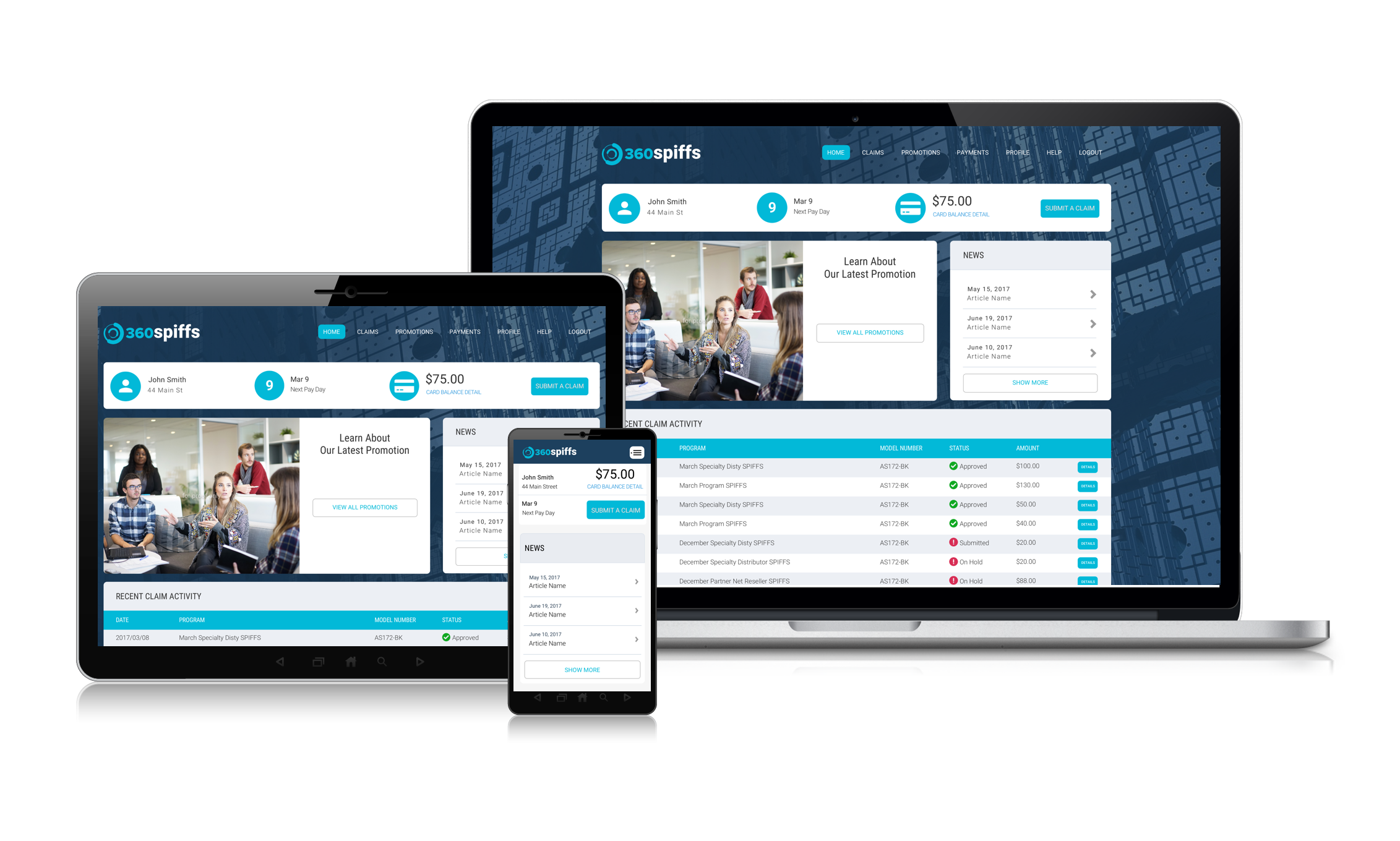 Anders brand wordmark in white placed on top of an image of a modern interior design.