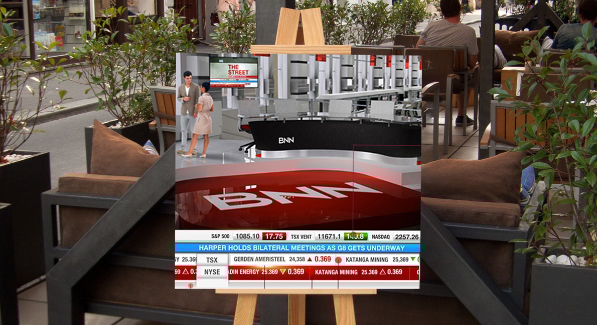 Anders brand wordmark in white placed on top of an image of a modern interior design.