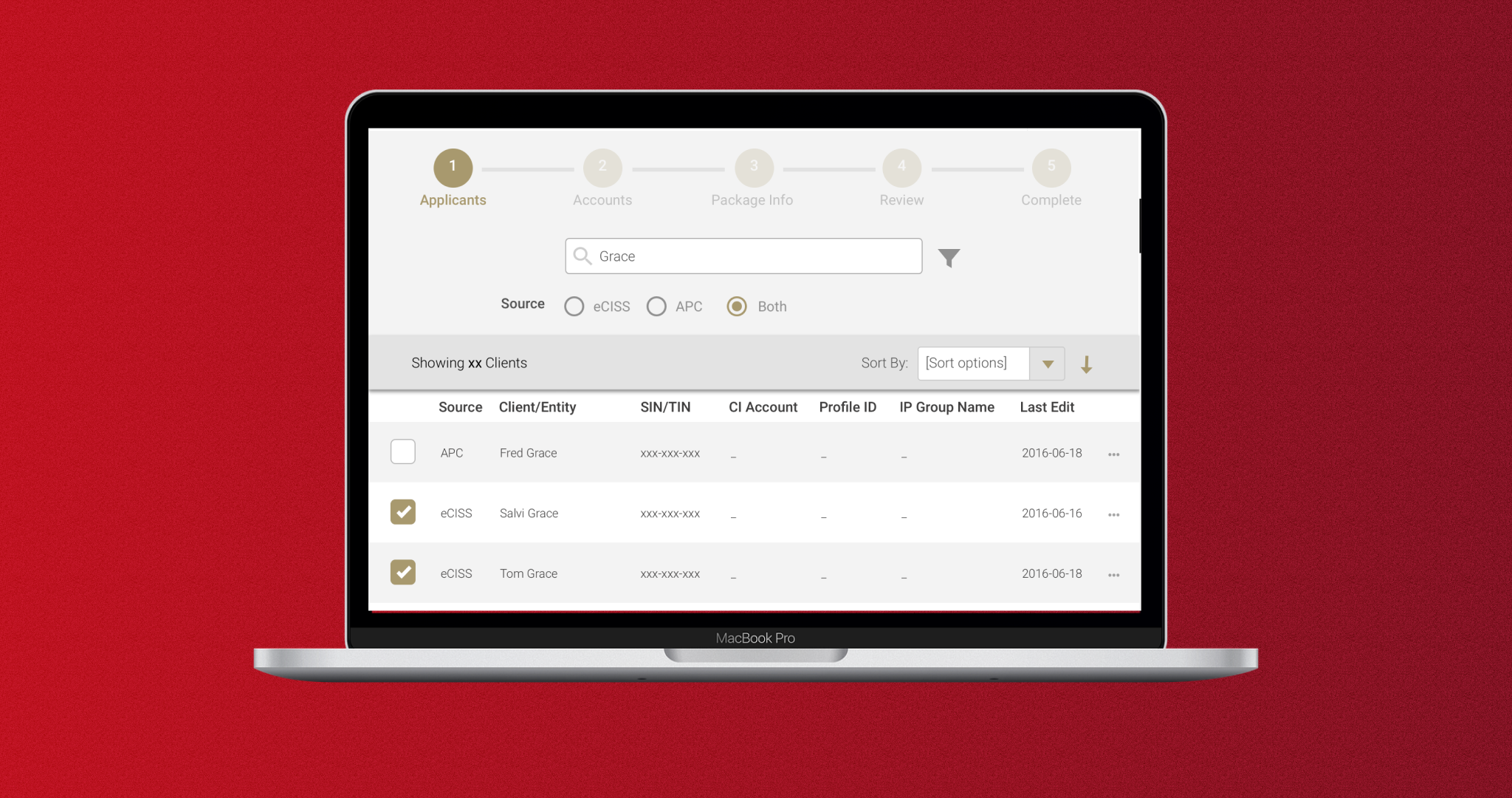 Anders brand wordmark in white placed on top of an image of a modern interior design.