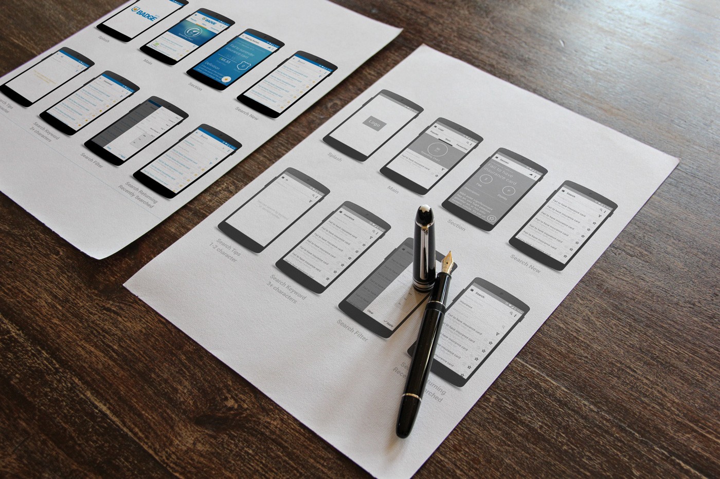 Anders brand wordmark in white placed on top of an image of a modern interior design.